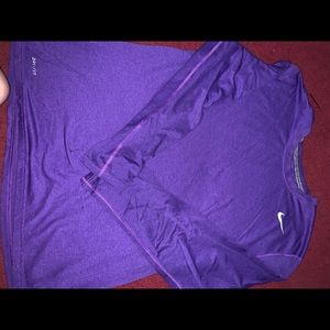 Purple Athletic Long sleeve NIKE
